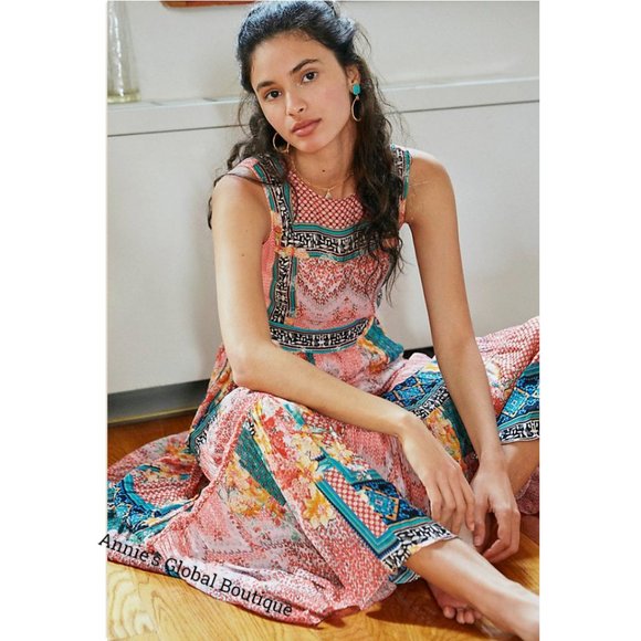NWT, Anthropologie Bhanuni By Jyoti Alessandra Beaded Maxi Dress - Picture 15 of 16